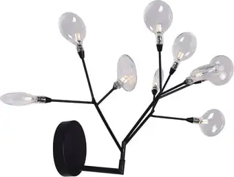 Бра Crystal Lux Evita AP9 Black/Transparent – изображение в каталоге