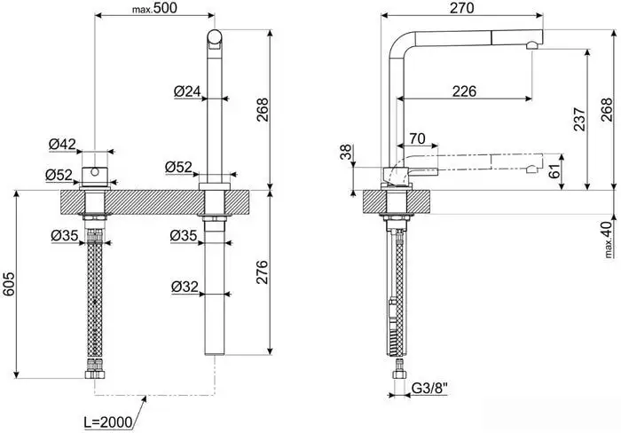 Смеситель Smeg MTD5CR - фото товара
