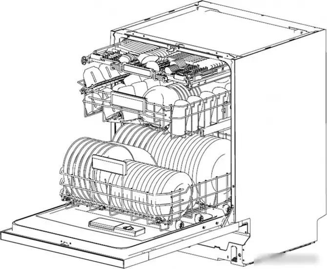 Встраиваемая посудомоечная машина GrandGermes DWA-60 - фото товара