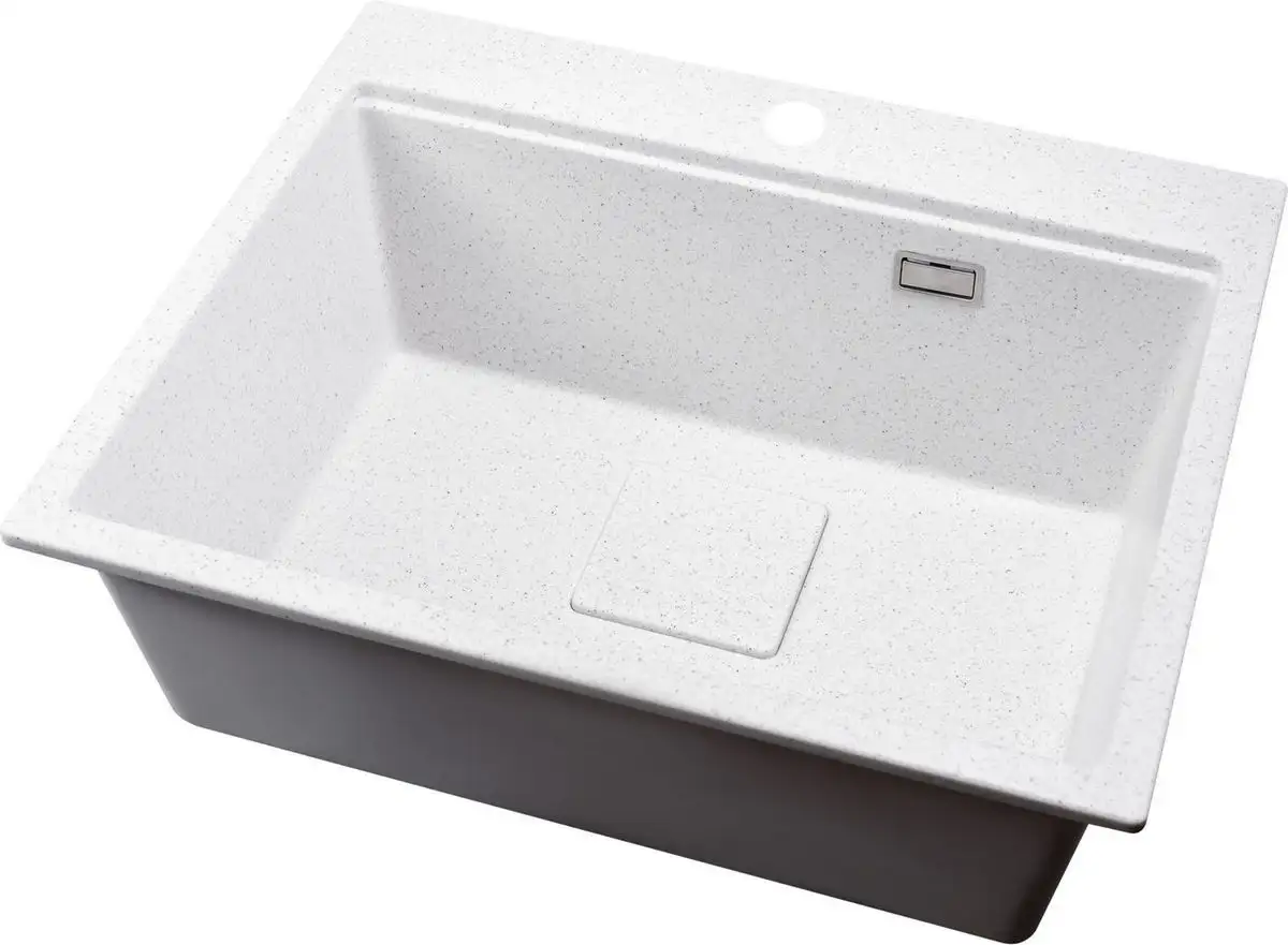 Кухонная мойка Marblan Comfort 60 (серый, с сифоном и колландером) - фото товара