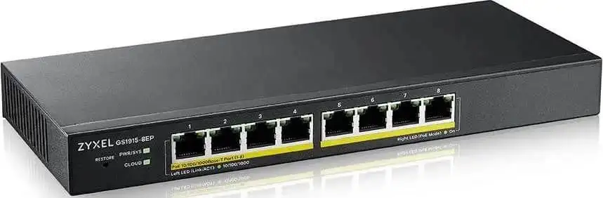 Управляемый коммутатор 2-го уровня Zyxel GS1915-8EP-EU0101F – фото товара