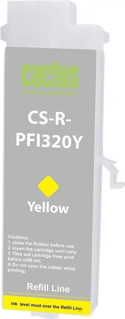 Картридж CACTUS CS-R-PFI320Y без чипа – фото товара
