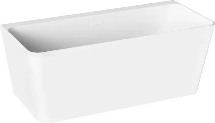 Ванна Wellsee Bromance 170x78 231601002 (пристенная ванна белый глянец, экран, ножки, сифон-автомат глянцевый белый) - фото товара