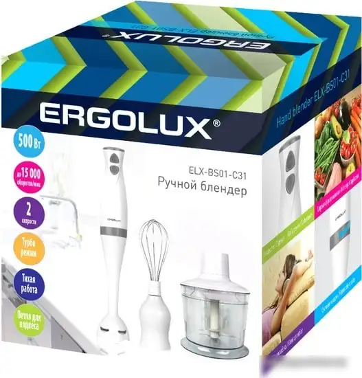 Погружной блендер Ergolux ELX-BS01-C31 - фото товара