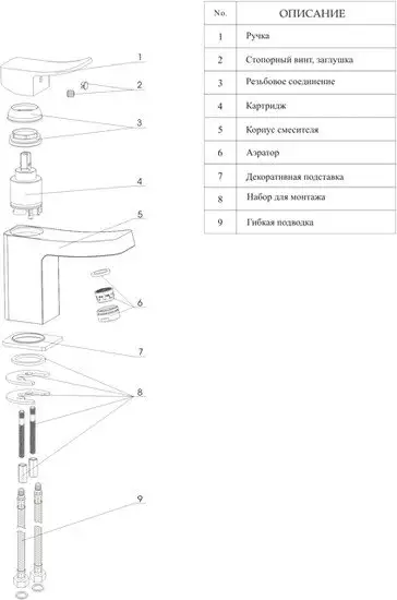 Смеситель Wasserkraft Aller 1063 - фото товара