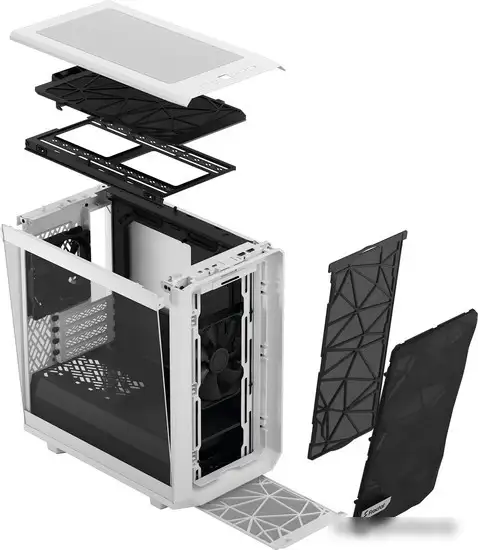 Корпус Fractal Design Meshify 2 Mini White TG clear tint FD-C-MES2M-02 – фото товара