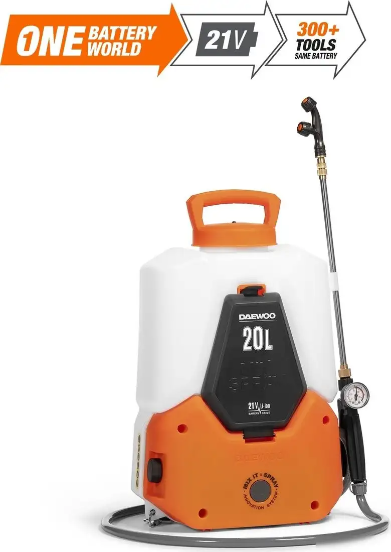Аккумуляторный опрыскиватель Daewoo Power DSA 2021LI Set (с 1-им АКБ) – фото товара