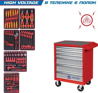 Универсальный набор инструментов King Tony High voltage 934-117AMRE (117 предметов) – изображение в каталоге