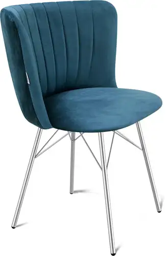 Стул Sheffilton SHT-ST36-1/S64 (тихий океан/хром лак) – изображение в каталоге