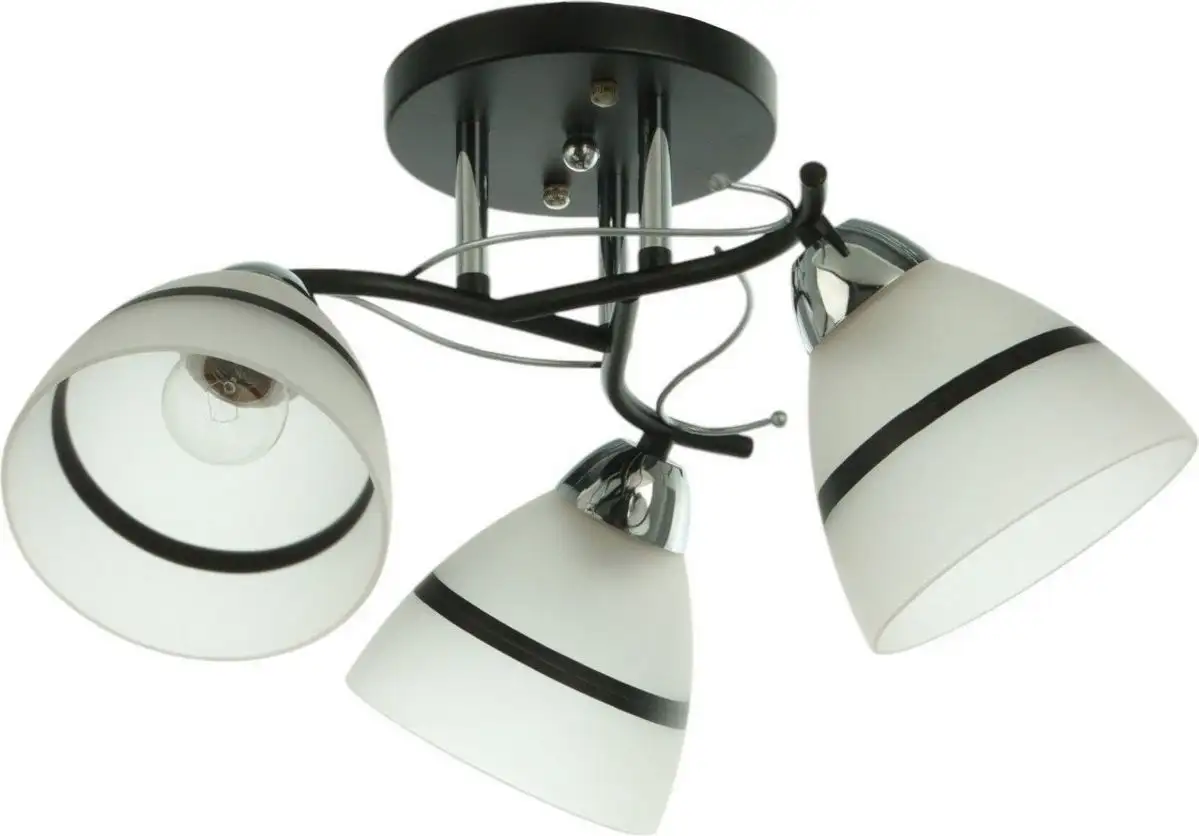 Люстра средней высоты BayerLux Лайма 10352887 (черный/хром) – фото товара