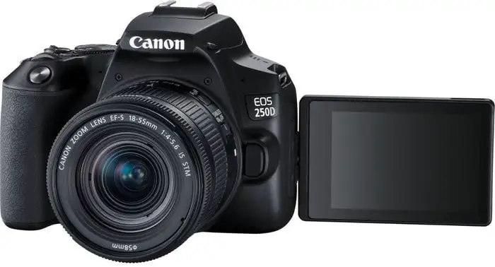 Зеркальный фотоаппарат Canon EOS 250D Kit 18-55 IS STM (черный) – фото товара