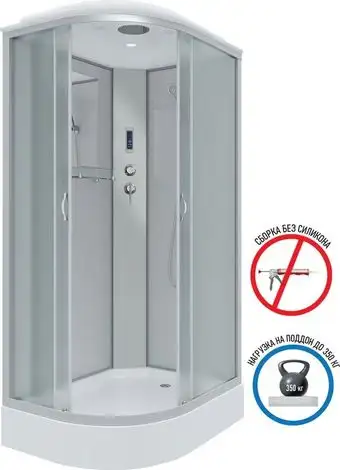 Душевая кабина Niagara NG-3312-14RP 120x80x215 (матовое стекло) - изображение в каталоге