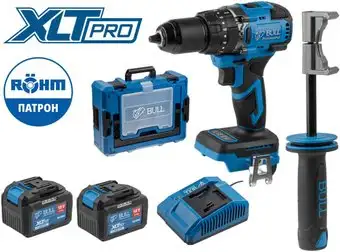 Ударная дрель-шуруповерт Bull SR 1806 R-series Xcase XLTpro 2329060 (с 2-мя АКБ, кейс) – изображение в каталоге