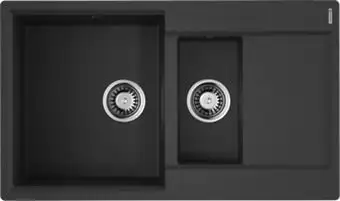 Кухонная мойка Omoikiri Daisen 86-2-BL (черный) - изображение в каталоге