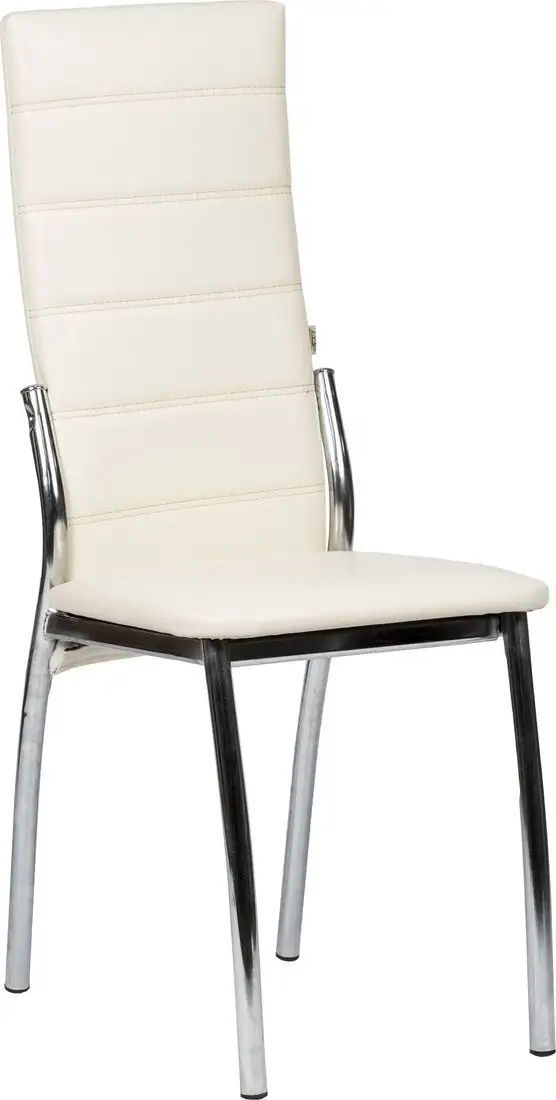 Стул ВВР Прага (ваниль/хром, экокожа)