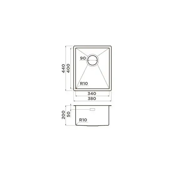 Кухонная мойка Omoikiri Taki 38-U/IF GB (графит) - фото товара