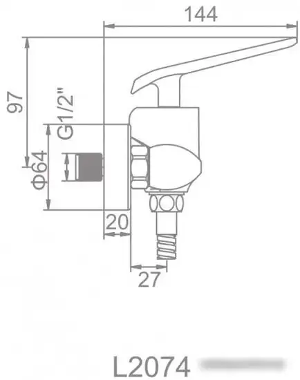 Смеситель Ledeme L2074 - фото товара