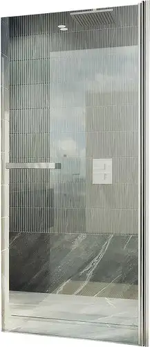 Душевая дверь MaybahGlass 198x90 MGD-448-5 (прозрачное стекло/хром матовый) - изображение в каталоге