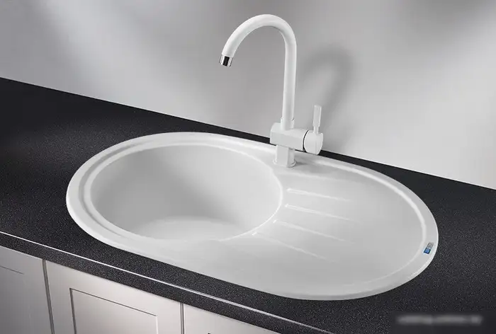 Кухонная мойка Granula ST-7601 (белый) - фото товара