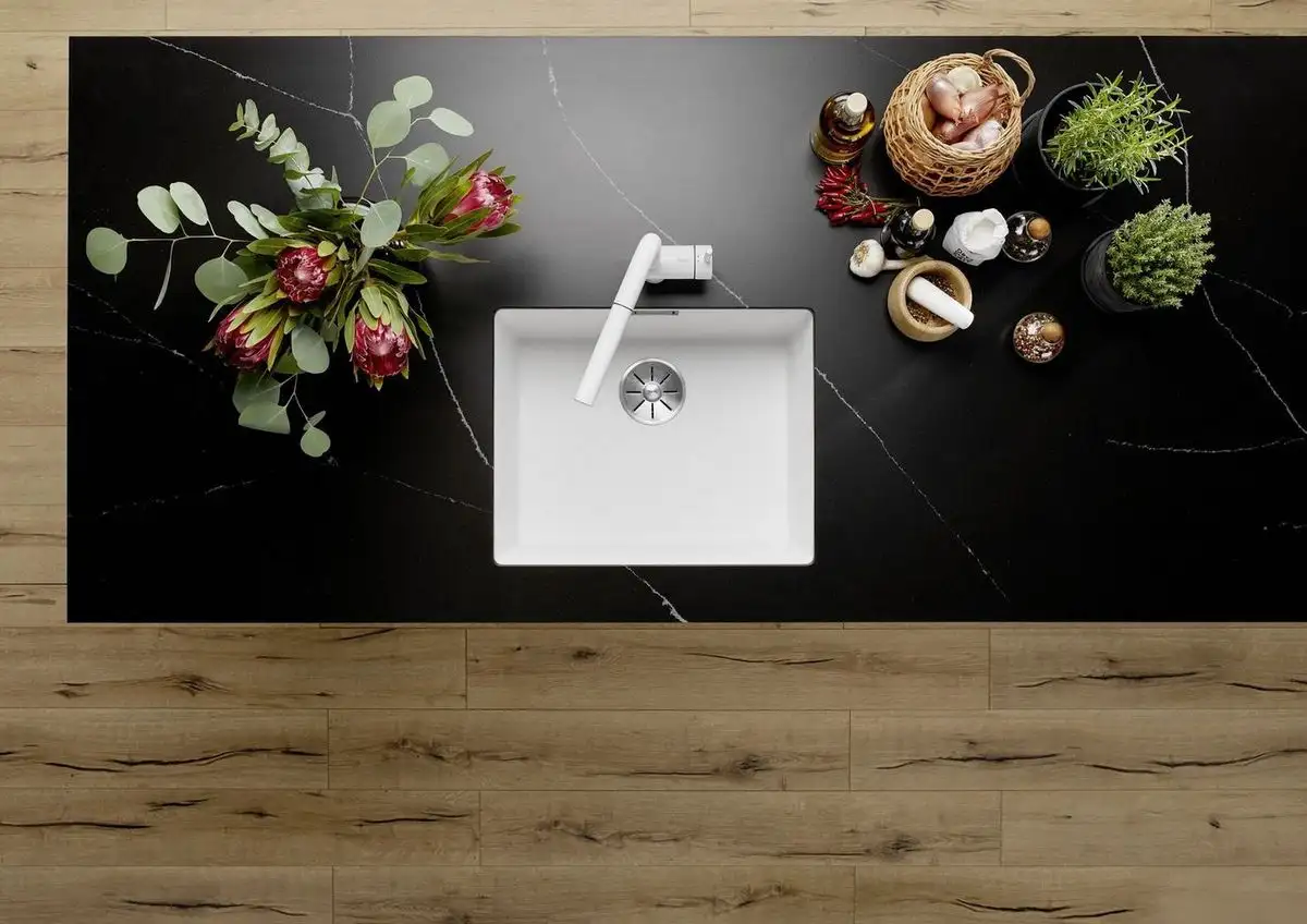 Кухонная мойка Blanco Subline 500-U Coloured Components 527797 (антрацит) - фото товара