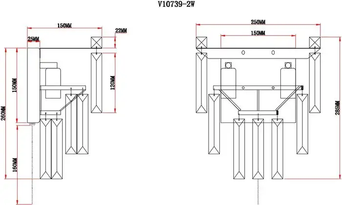 Бра Moderli Crystal V10739-2W – фото товара