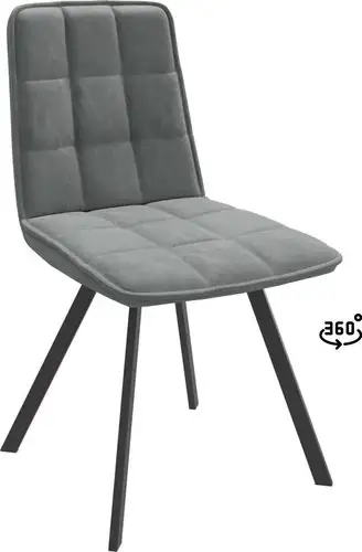 Стул Мамадома Rom D-R 360 (k10 Антрацит замша Lux/черный) – изображение в каталоге