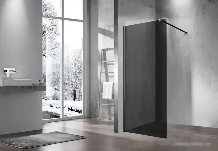 Душевая стенка Vincea Walk-In VSW-1H800CGB (матовый черный/тонированное) - фото товара
