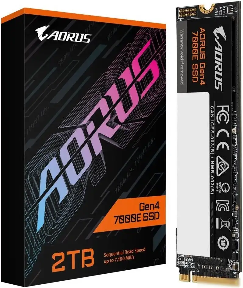 SSD Gigabyte Aorus Gen4 7000E 2TB AG470E2TB – фото товара