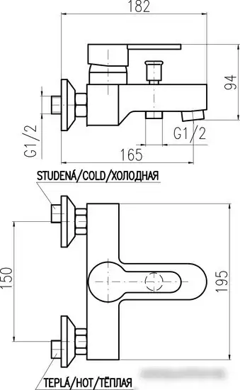Смеситель Slezak RAV Замбези [ZA054.5] - фото товара
