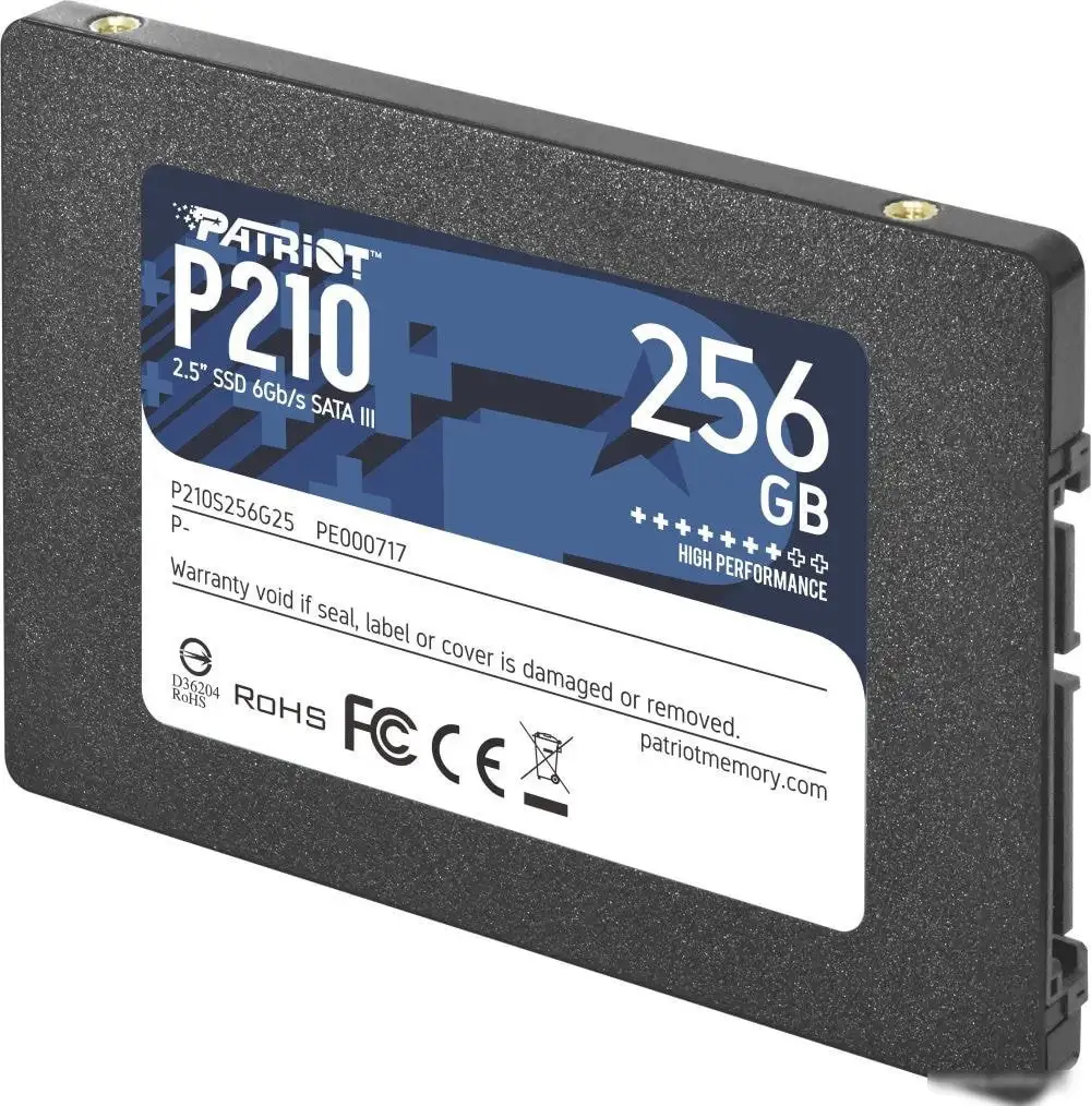 SSD Patriot P210 256GB P210S256G25 – фото товара