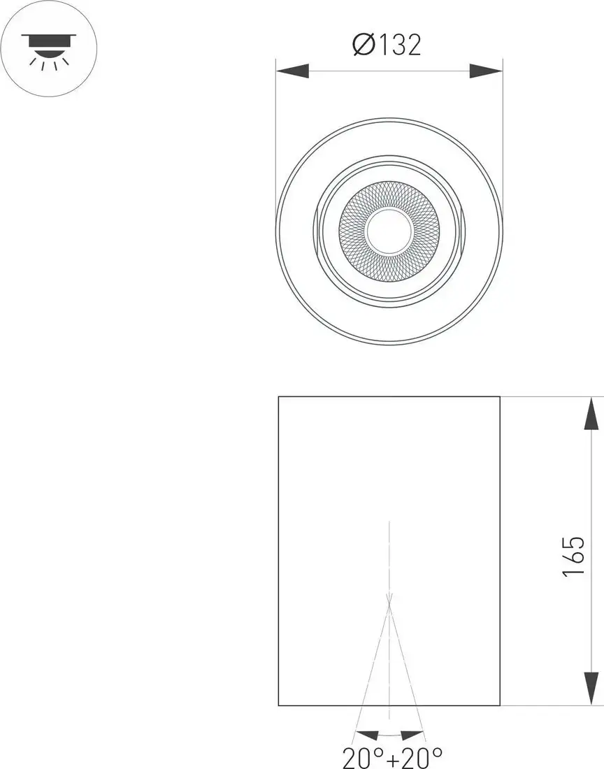 Точечный светильник Arlight SP-FOCUS-R132-24W Warm3000 BK 15deg 054853 – фото товара