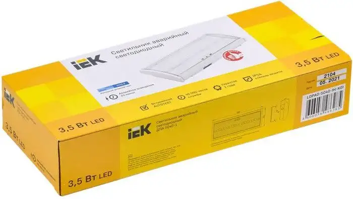 Светильник IEK ДПА 5040-1 LDPA0-5040-1H-K01 – фото товара