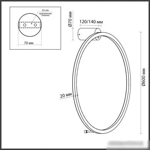 Odeon Light Omen 4386/24WL – фото товара