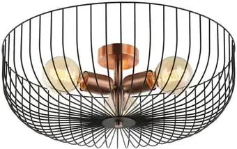 Припотолочная люстра Lussole Loft Brooks GRLSP-8250 – изображение в каталоге