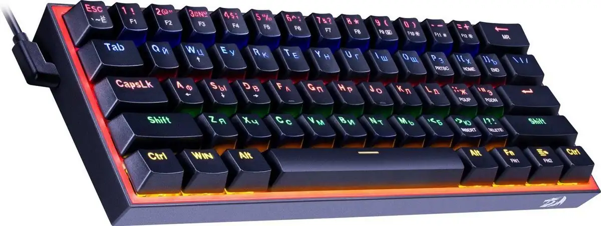 Redragon Fizz (Redragon Red, черный/красный) – фото товара