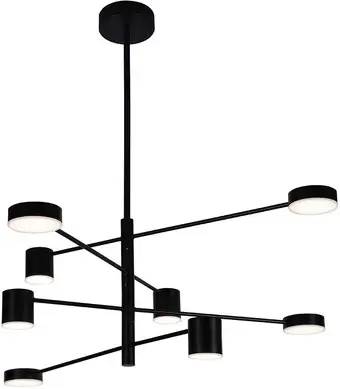 Подвесная люстра Kinklight Мекли 07650-8D.19(4000K) (черный) – изображение в каталоге