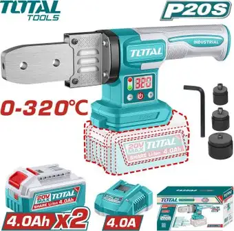 Аппарат для сварки труб Total TWTLI20182 (с 2-мя АКБ) – изображение в каталоге