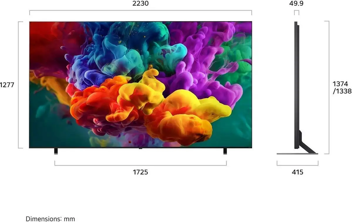 MiniLED телевизор LG QNED evo AI QNED85 100QNED85B6 – фото товара