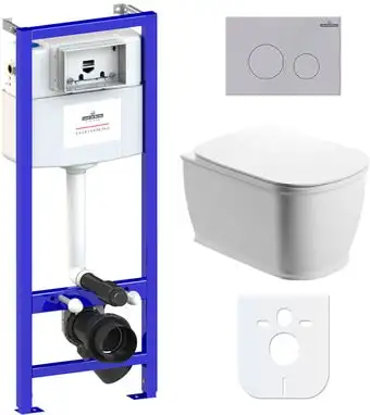 Унитаз Lavinia Boho Relfix Bell Pro Rimless 6 в 1 77040043 - изображение в каталоге