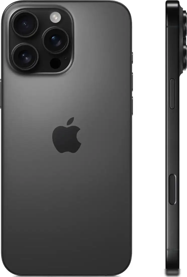 Смартфон Apple iPhone 16 Pro Max Dual SIM 256GB (черный титан) – фото товара