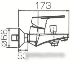 Смеситель Bravat Line F65299C-1 - фото товара