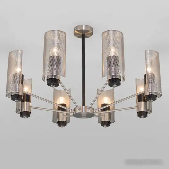 Люстра средней высоты Евросвет Grino 70139/8 (никель) – фото товара