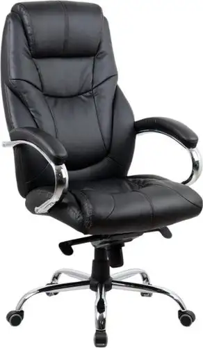 Офисное кресло King Style SHL-9 Tonpo PU Chrome (черный) – изображение в каталоге