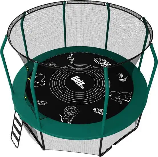 Батут Unix Line Supreme Game 10ft (зеленый) – фото товара
