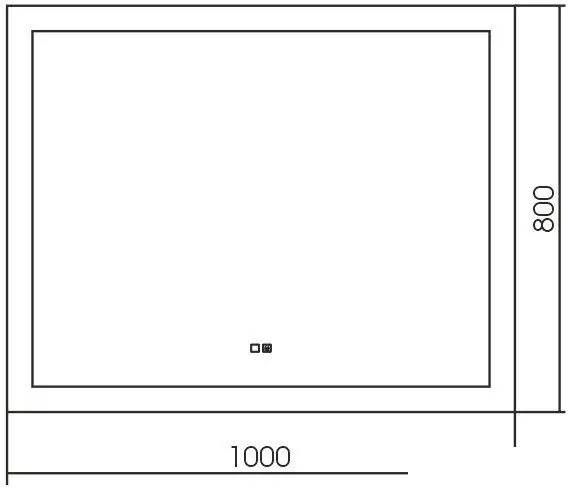 Silver Mirrors Зеркало Норма 100x80 LED-00002297 – фото товара