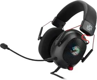 Наушники Оклик HS-L305G (черный/красный) – изображение в каталоге