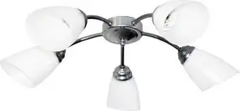 Припотолочная люстра Элетех Китти 151 НПБ 01-5х60-134 Е27 1005404453 (хром) – изображение в каталоге