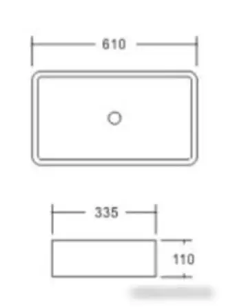 Умывальник SantiLine SL-1073MB - фото товара