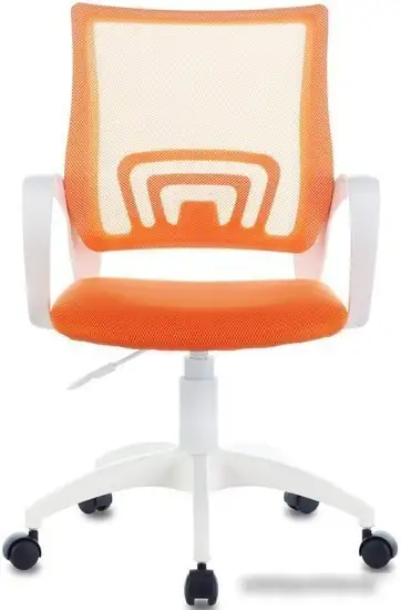 Кресло Brabix Fly MG-396W (белый/оранжевый) – фото товара