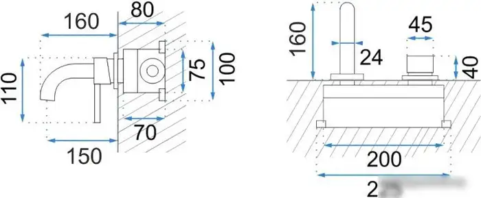 Смеситель Rea Lungo B9559 (белый) - фото товара
